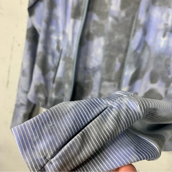 Athleta Salutation Jacquard athletic Zip Up Jacket Size Large - Picture 6 of 12